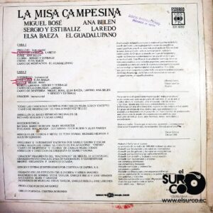Disco de Vinilo Varios - La Misa Campesina Vinyl Record