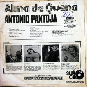 Disco de Vinilo Antonio Pantoja - Alma De Quena Vinyl Record