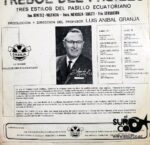 Disco de Vinilo Varios - Trébol Del Pasillo Ecuatoriano Vinyl Record