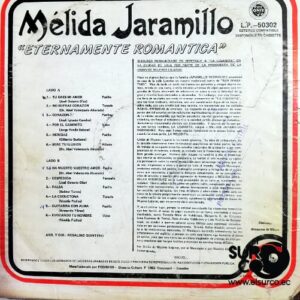 Disco de Vinilo Mélida Jaramillo - Eternamente Romántica Vinyl Record