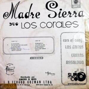 Disco de Vinilo Dúo Los Corales - Madre Sierra Vinyl Record
