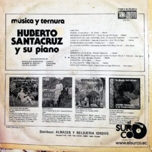 Disco de Vinilo Humberto Santacruz - Humberto Santacruz Y Su Piano Vinyl Record