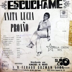 Disco de Vinilo Ana Lucía Proaño - Escúchame Vinyl Record
