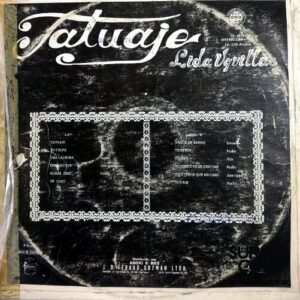 Disco de Vinilo Lida Uquillas - Tatuaje Vinyl Record