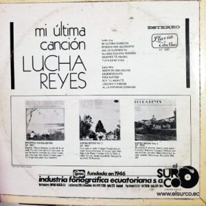 Disco de Vinilo Lucha Reyes - Mi Última Canción Vinyl Record