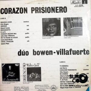 Disco de Vinilo Dúo Bowen Villafuerte - Corazón Prisionero Vinyl Record
