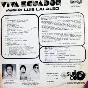 Disco de Vinilo Luis Lalaleo - Baila Ecuador Vinyl Record