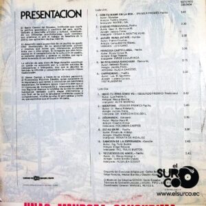 Disco de Vinilo Varios - Tercer Concurso De Composición E Interprtación De Música Ecuatoriana Vinyl Record