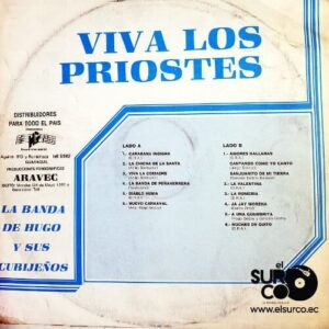 Disco de Vinilo Banda De Hugo Y Sus Cubijeños - Viva Los Priostes Vinyl Record