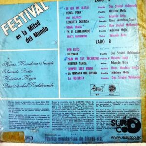 Disco de Vinilo Varios - Festival En La Mitad Del Mundo Vinyl Record