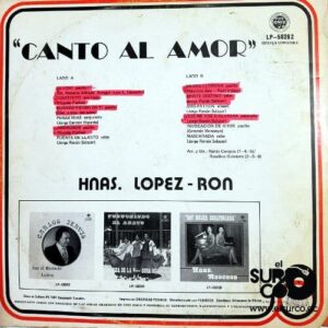 Disco de Vinilo Hermanas Lopez Ron - Canto Al Amor Vinyl Record