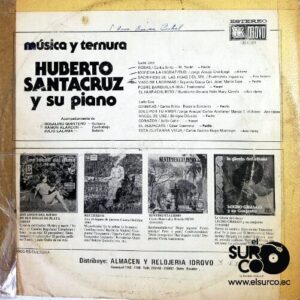 Disco de Vinilo Humberto Santacruz - Música Y Ternura Vinyl Record
