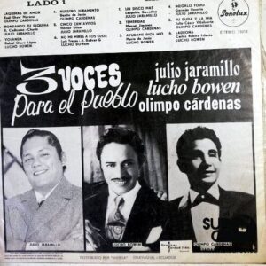Disco de Vinilo Julio Jaramillo - 3 Voces Para El Pueblo Vinyl Record
