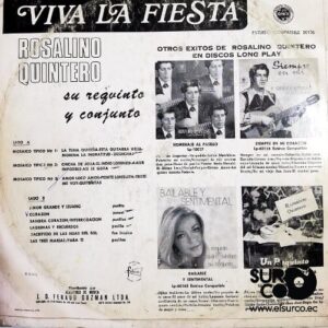 Disco de Vinilo Rosalino Quintero - Viva La Fiesta Vinyl Record