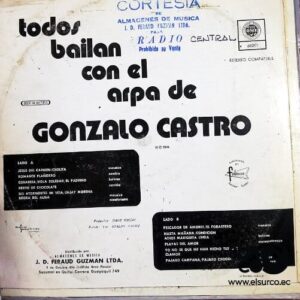 Disco de Vinilo Gonzalo Castro - Todos Bailan Con El Arpa De Gonzalo Castro Vinyl Record