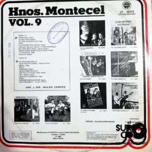 Disco de Vinilo Hermanos Montecel - Hermanos Montecel Vol 9 Vinyl Record
