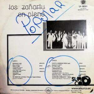 Disco de Vinilo Los Zañartu - Los Zañartu En Pleno Vinyl Record