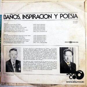 Disco de Vinilo Varios - Baños, Inspiración Y Poesía Vinyl Record
