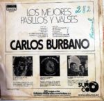 Disco de Vinilo Carlos Burbano - Los Mejores Pasillos Y Valses Vinyl Record