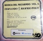 Disco de Vinilo Fernando Riofrío Polit - Música Del Recuerdo Vinyl Record