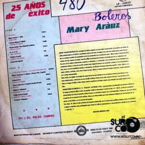 Disco de Vinilo Mary Arauz - 25 Años De Éxito Vinyl Record