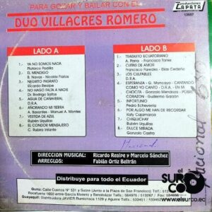 Disco de Vinilo Dúo Villacres Romero - Para Gozar Y Bailar Vinyl Record
