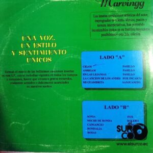 Disco de Vinilo Marco Vinicio Guillén Gómez - Melodías Del Recuerdo Vol 1 Vinyl Record