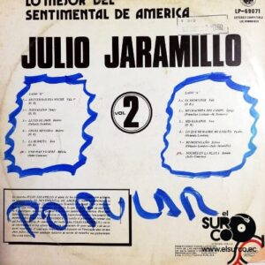 Disco de Vinilo Julio Jaramillo - Lo Mejor Del Sentimental De América Vol 2 Vinyl Record