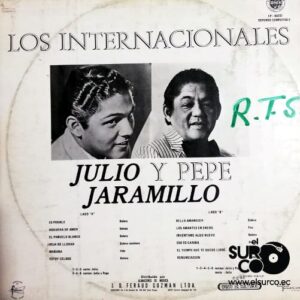 Disco de Vinilo Julio y Pepe Jaramillo - Los Internacionales Vinyl Record
