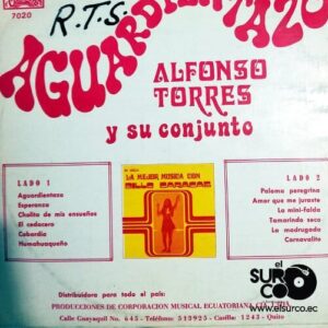 Disco de Vinilo Alfonso Torres - El Aguardientazo De Colombia Vinyl Record