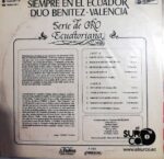 Disco de Vinilo Dúo Benitez Valencia - Siempre En El Ecuador Vinyl Record