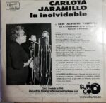 Disco de Vinilo Carlota Jaramillo - Inolvidables Vinyl Record