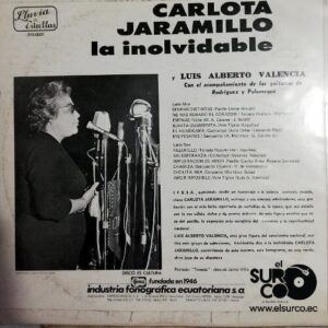 Disco de Vinilo Carlota Jaramillo - Inolvidables Vinyl Record