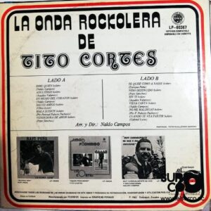 Disco de Vinilo Tito Cortés - La Onda Rockolera De Tito Cortés Vinyl Record