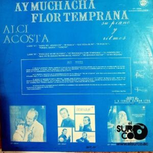 Disco de Vinilo Alci Acosta - Ay Muchacha Flor Temprana Vinyl Record