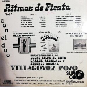 Disco de Vinilo Dúo Villagómez Pozo - Ritmos De Fiesta Vol 1 Vinyl Record
