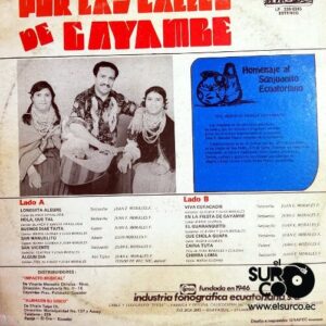 Disco de Vinilo Juan E. Morales - Por Las Calles De Cayambe Vinyl Record