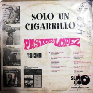 Disco de Vinilo Pastor López - Solo Un Cigarro Vinyl Record