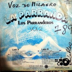 Disco de Vinilo Los Parranderos - La Parranda Vol 2 Vinyl Record