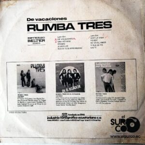 Disco de Vinilo Rumba Tres - De Vacaciones Vinyl Record