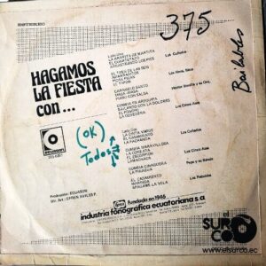 Disco de Vinilo Varios - Hagamos La Fiesta Con Vinyl Record