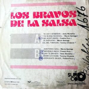 Disco de Vinilo Varios - Los Bravos De La Salsa Vinyl Record