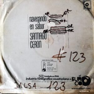 Disco de Vinilo Santiago Cerón - Navegando En Sabor (Promocional) Vinyl Record