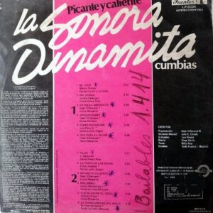 Disco de Vinilo La Sonora Dinamita - Picante Y Caliente Vinyl Record