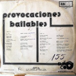 Disco de Vinilo Varios - Provocaciones Bailables Vinyl Record