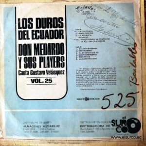 Disco de Vinilo Don Medardo Y Sus Players - Los Duros Del Ecuador Vol 25 Vinyl Record