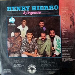 Disco de Vinilo Henry Hierro Y Orquesta - Apriétame Vinyl Record