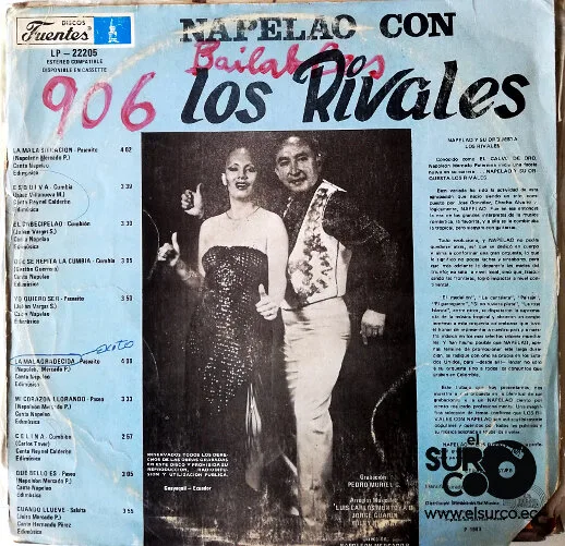 Disco de Vinilo Napelao - Con Los Rivales Vinyl Record