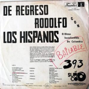 Disco de Vinilo Rodolfo - De Regreso Con Los Hispanos Vinyl Record