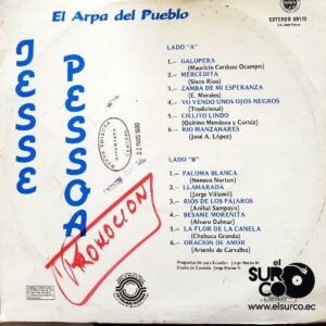 Disco de Vinilo Jesse Pessoa - El Arpa Del Pueblo Vinyl Record